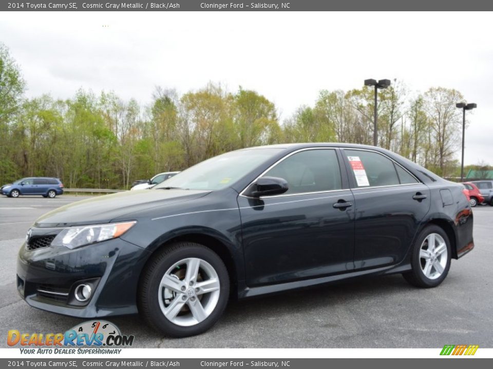 2014 Toyota Camry SE Cosmic Gray Metallic / Black/Ash Photo #3