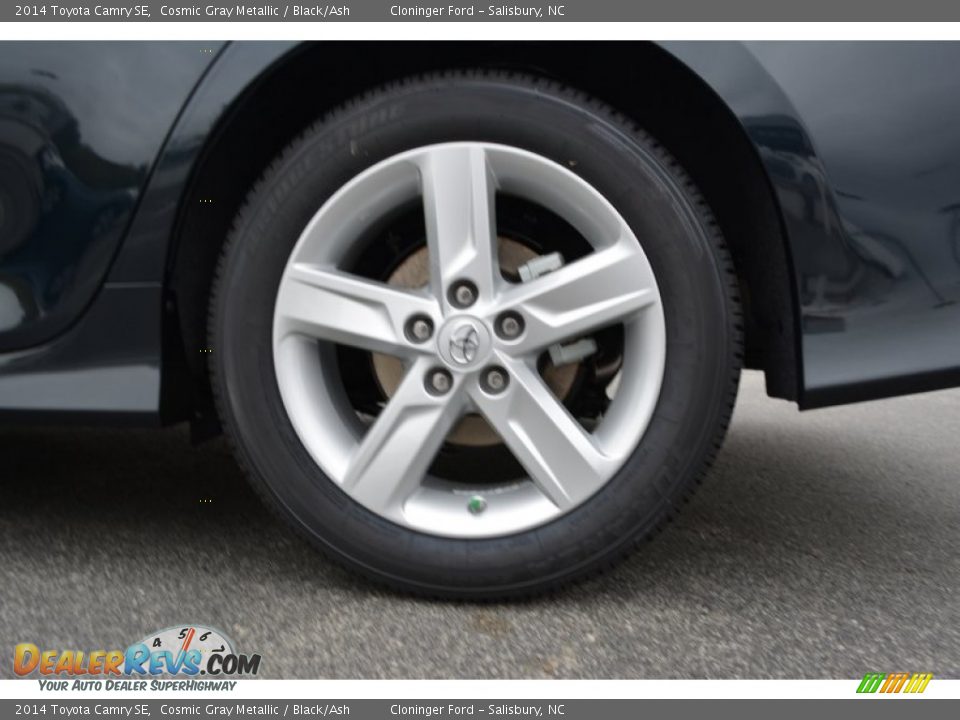 2014 Toyota Camry SE Cosmic Gray Metallic / Black/Ash Photo #10