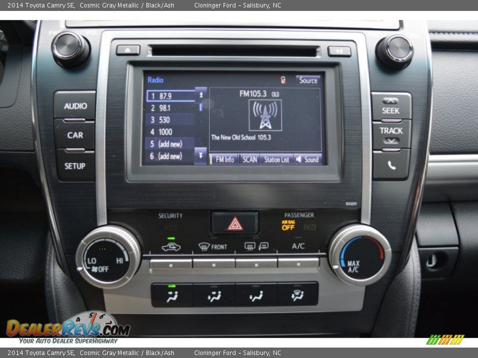 2014 Toyota Camry SE Cosmic Gray Metallic / Black/Ash Photo #12