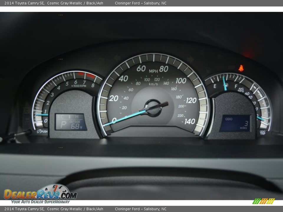 2014 Toyota Camry SE Cosmic Gray Metallic / Black/Ash Photo #20
