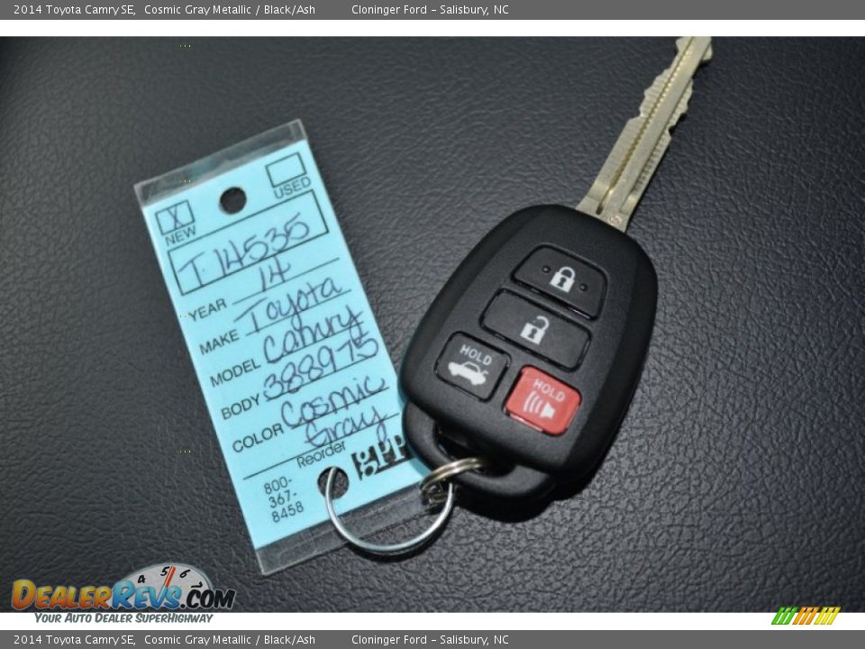 2014 Toyota Camry SE Cosmic Gray Metallic / Black/Ash Photo #22