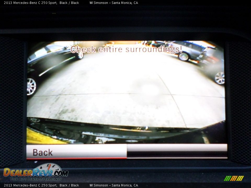 2013 Mercedes-Benz C 250 Sport Black / Black Photo #17