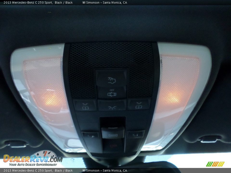 2013 Mercedes-Benz C 250 Sport Black / Black Photo #18