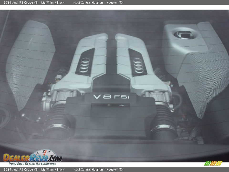 2014 Audi R8 Coupe V8 Ibis White / Black Photo #36