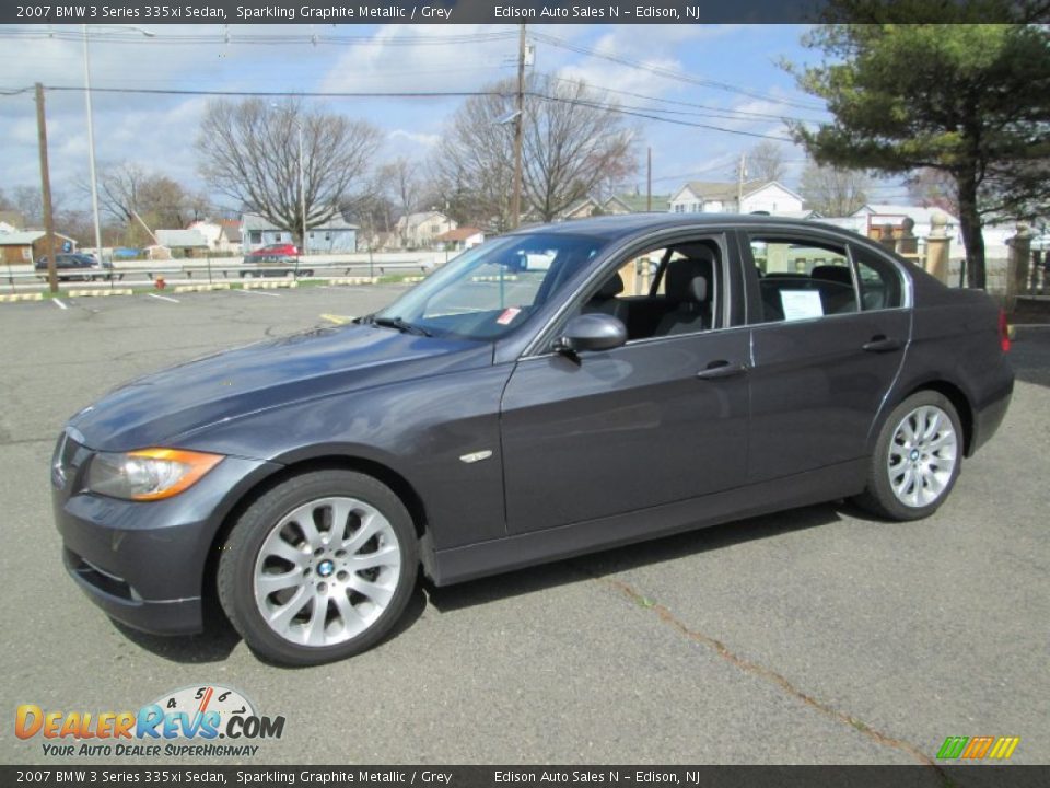 2007 BMW 3 Series 335xi Sedan Sparkling Graphite Metallic / Grey Photo #1