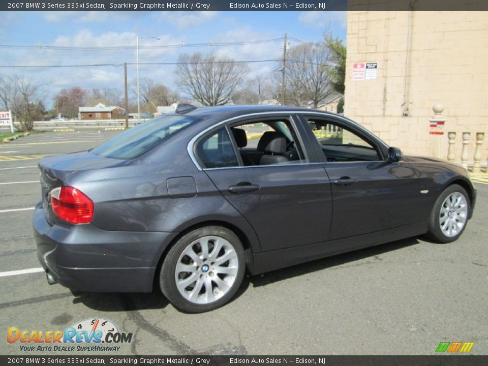 2007 BMW 3 Series 335xi Sedan Sparkling Graphite Metallic / Grey Photo #8