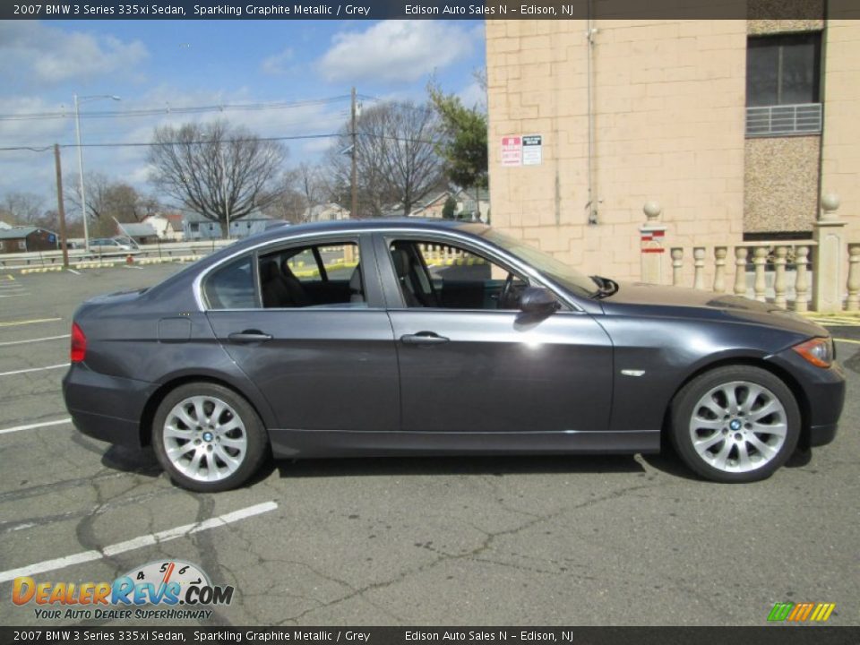2007 BMW 3 Series 335xi Sedan Sparkling Graphite Metallic / Grey Photo #9