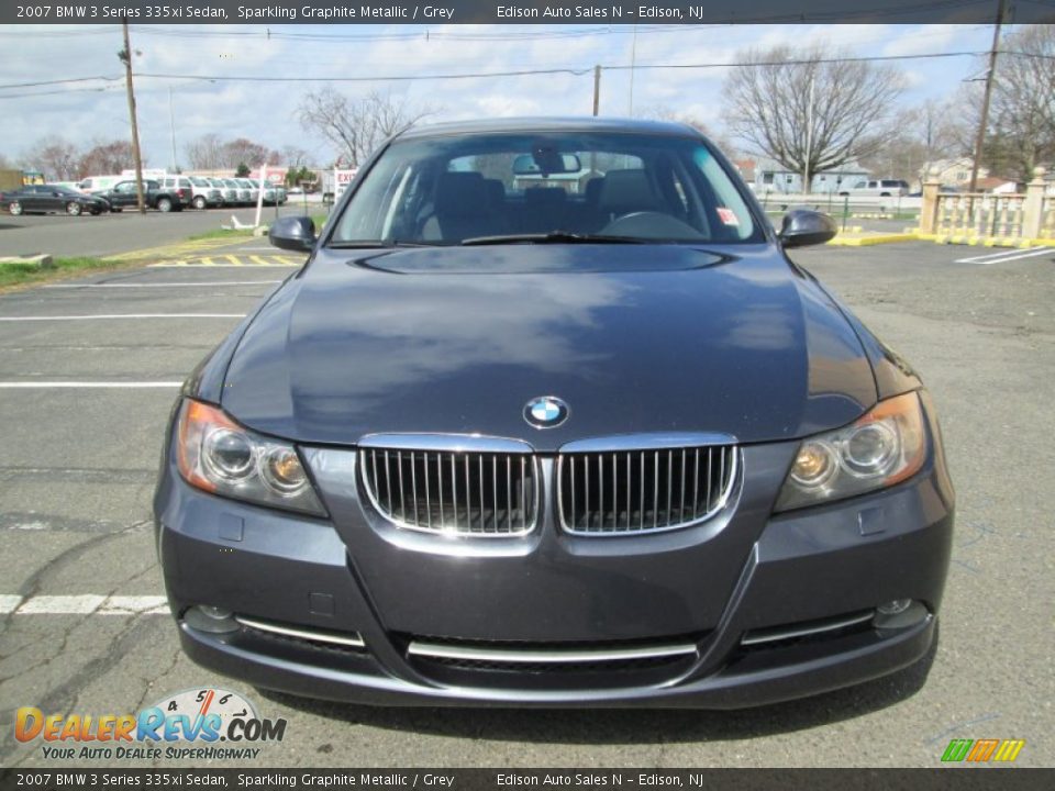 2007 BMW 3 Series 335xi Sedan Sparkling Graphite Metallic / Grey Photo #12