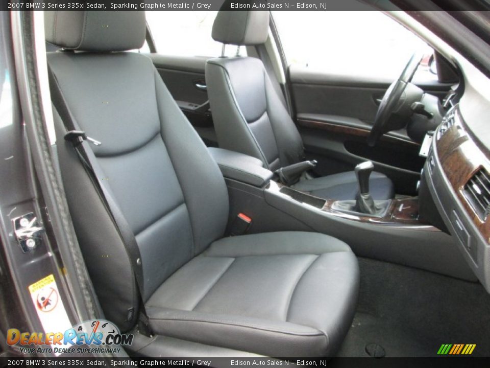 2007 BMW 3 Series 335xi Sedan Sparkling Graphite Metallic / Grey Photo #14