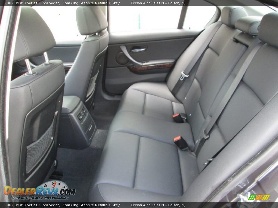 2007 BMW 3 Series 335xi Sedan Sparkling Graphite Metallic / Grey Photo #17