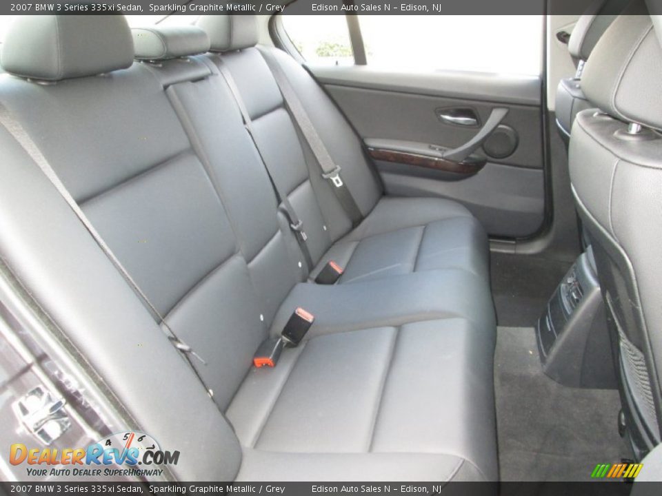 2007 BMW 3 Series 335xi Sedan Sparkling Graphite Metallic / Grey Photo #18