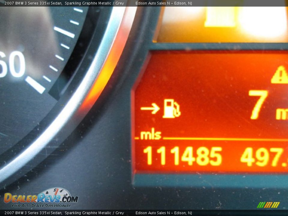 2007 BMW 3 Series 335xi Sedan Sparkling Graphite Metallic / Grey Photo #23