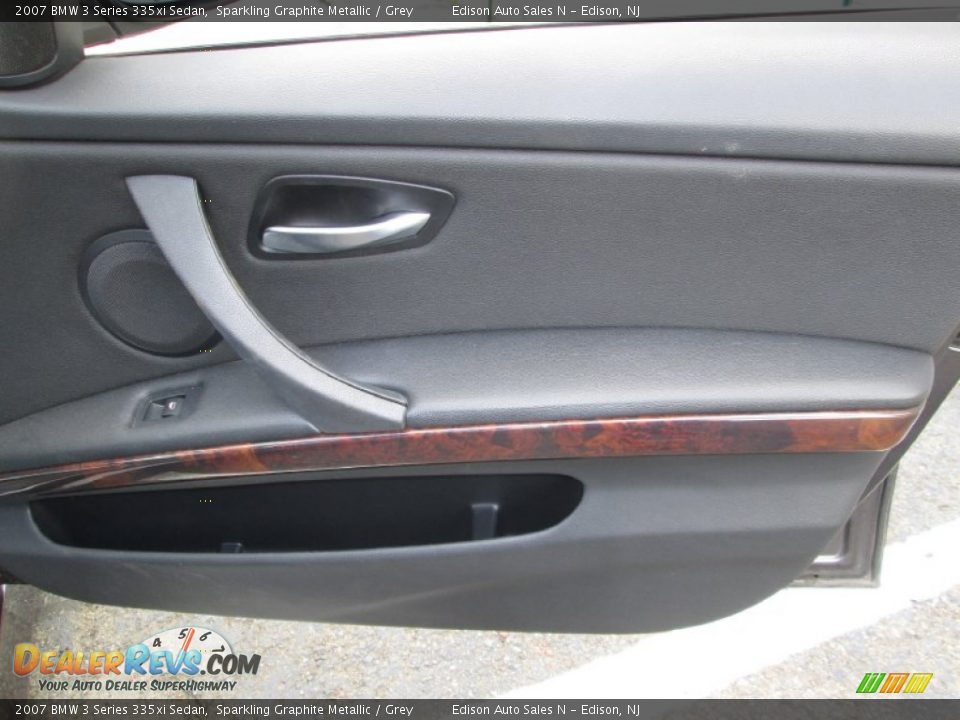 2007 BMW 3 Series 335xi Sedan Sparkling Graphite Metallic / Grey Photo #27