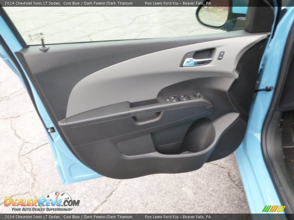 2014 Chevrolet Sonic LT Sedan Cool Blue / Dark Pewter/Dark Titanium Photo #11
