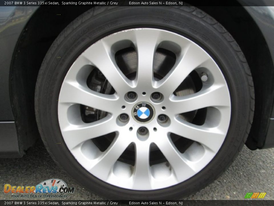 2007 BMW 3 Series 335xi Sedan Sparkling Graphite Metallic / Grey Photo #28