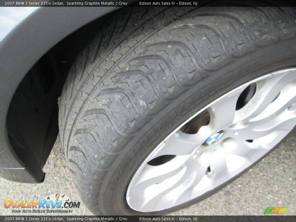 2007 BMW 3 Series 335xi Sedan Sparkling Graphite Metallic / Grey Photo #29
