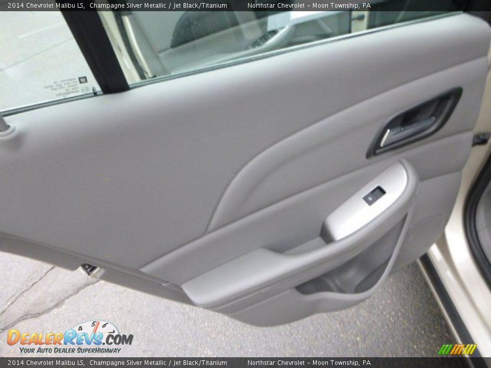 2014 Chevrolet Malibu LS Champagne Silver Metallic / Jet Black/Titanium Photo #13