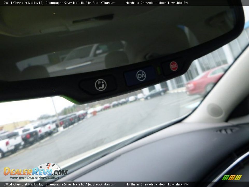 2014 Chevrolet Malibu LS Champagne Silver Metallic / Jet Black/Titanium Photo #16