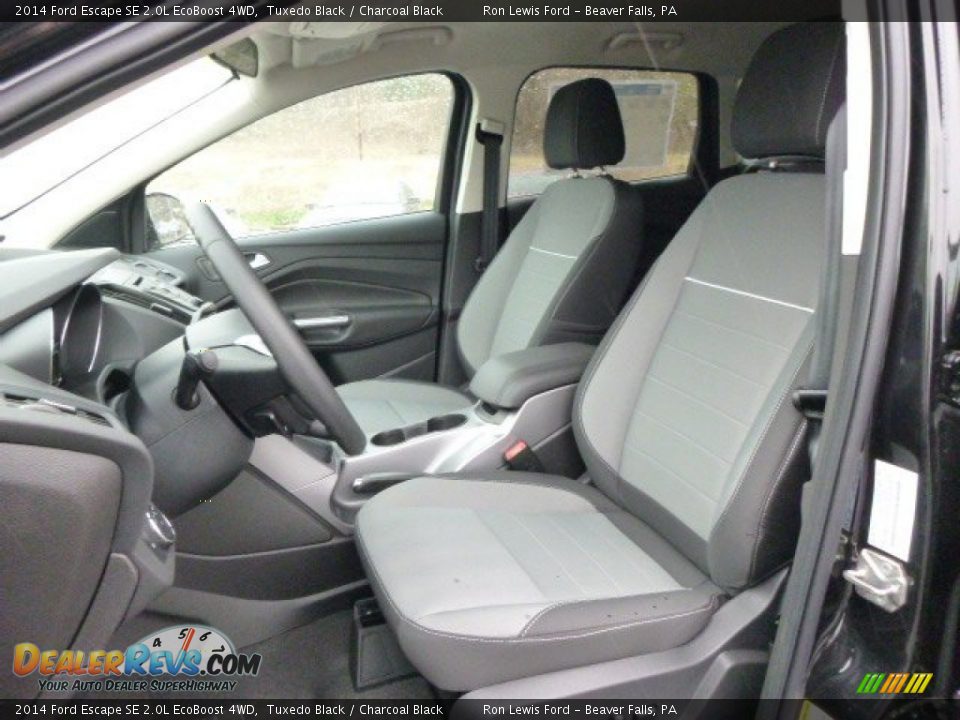 2014 Ford Escape SE 2.0L EcoBoost 4WD Tuxedo Black / Charcoal Black Photo #10