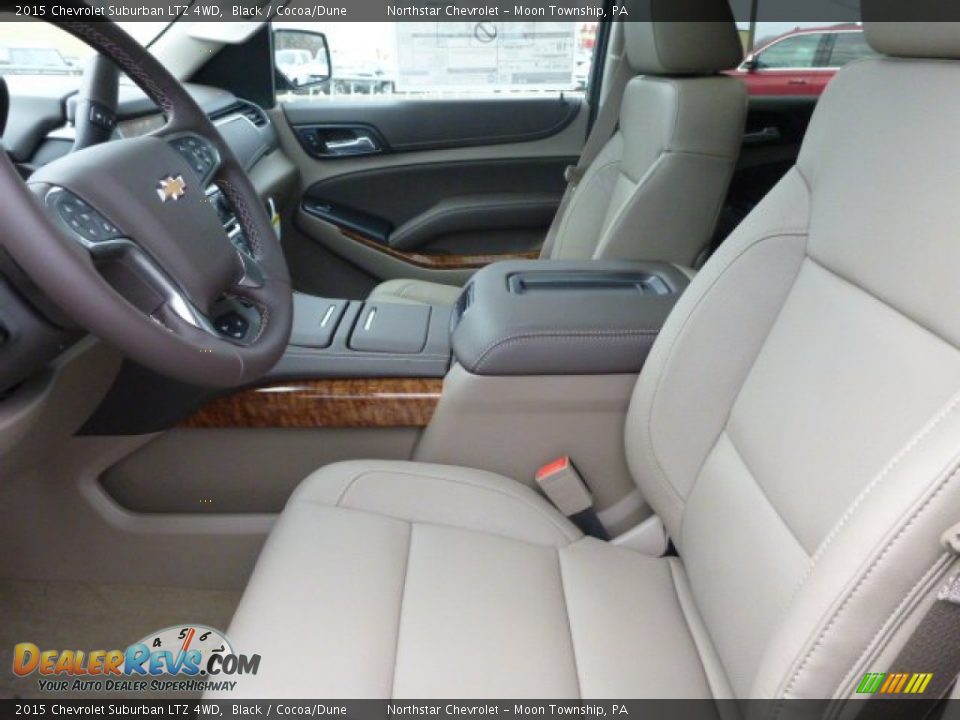 Front Seat of 2015 Chevrolet Suburban LTZ 4WD Photo #10