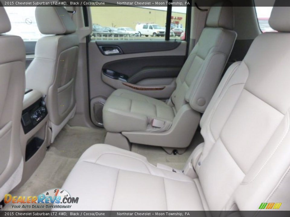 Rear Seat of 2015 Chevrolet Suburban LTZ 4WD Photo #11
