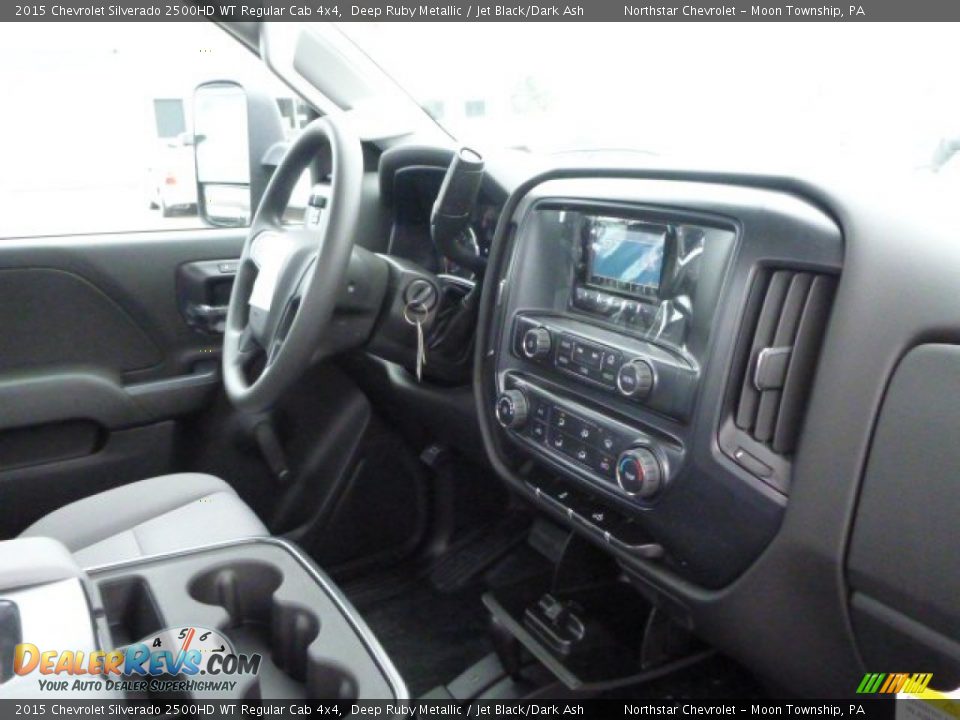 2015 Chevrolet Silverado 2500HD WT Regular Cab 4x4 Deep Ruby Metallic / Jet Black/Dark Ash Photo #7
