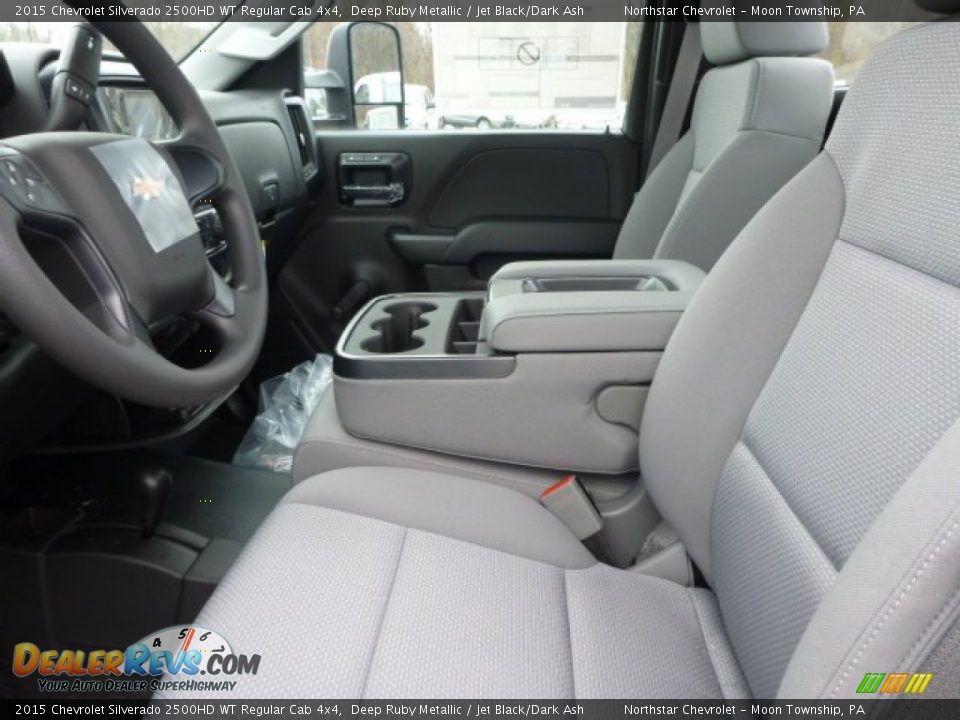 2015 Chevrolet Silverado 2500HD WT Regular Cab 4x4 Deep Ruby Metallic / Jet Black/Dark Ash Photo #11