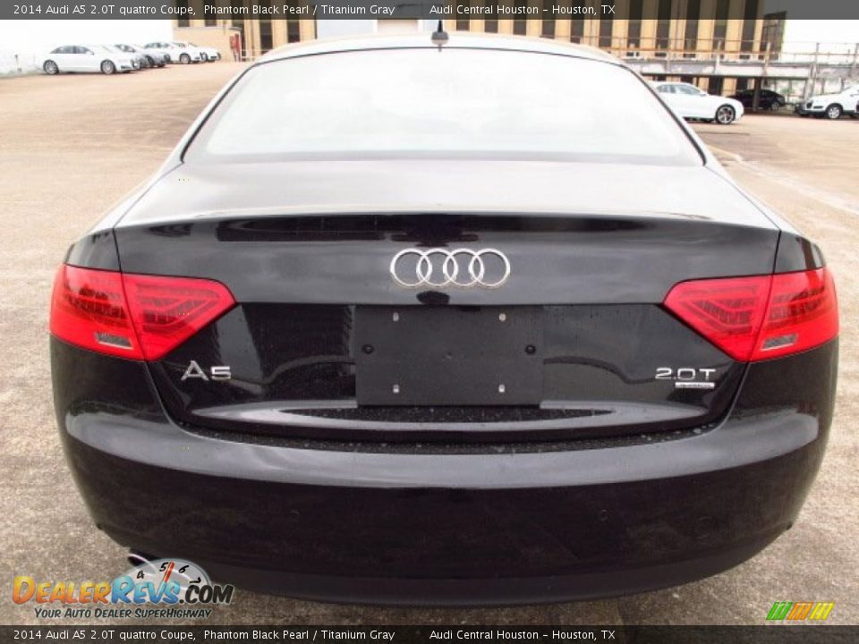 2014 Audi A5 2.0T quattro Coupe Phantom Black Pearl / Titanium Gray Photo #3