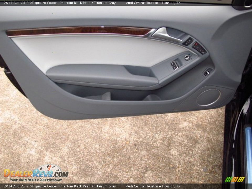 2014 Audi A5 2.0T quattro Coupe Phantom Black Pearl / Titanium Gray Photo #9