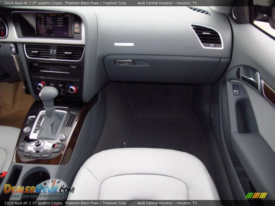 2014 Audi A5 2.0T quattro Coupe Phantom Black Pearl / Titanium Gray Photo #13