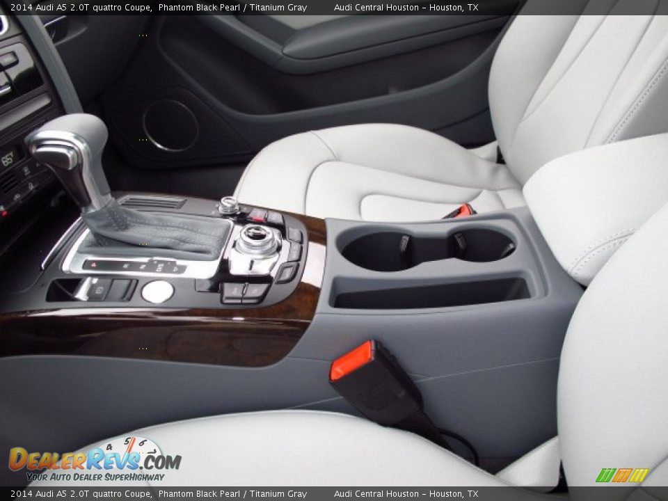 2014 Audi A5 2.0T quattro Coupe Phantom Black Pearl / Titanium Gray Photo #17