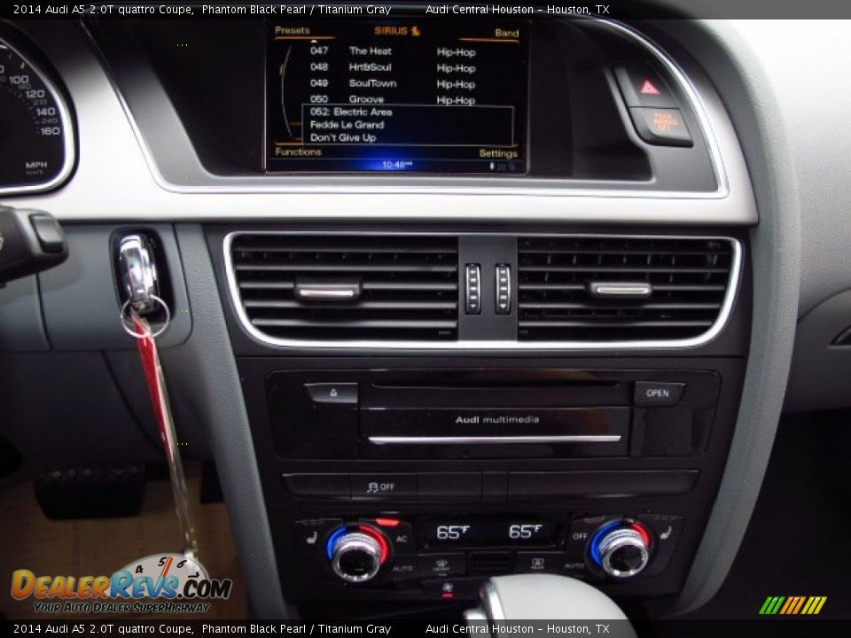 2014 Audi A5 2.0T quattro Coupe Phantom Black Pearl / Titanium Gray Photo #19
