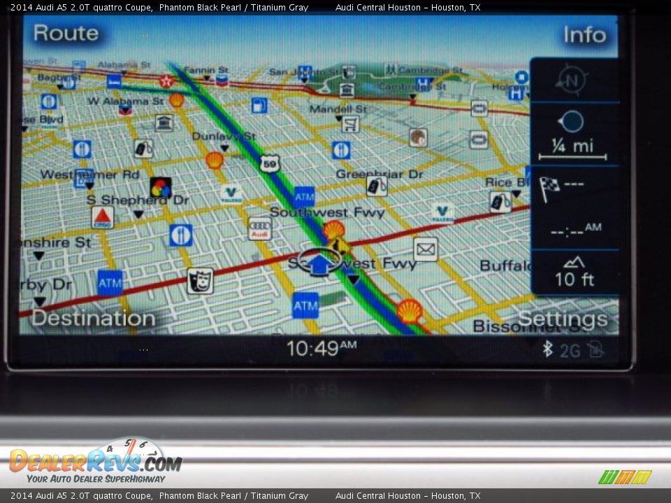 2014 Audi A5 2.0T quattro Coupe Phantom Black Pearl / Titanium Gray Photo #21