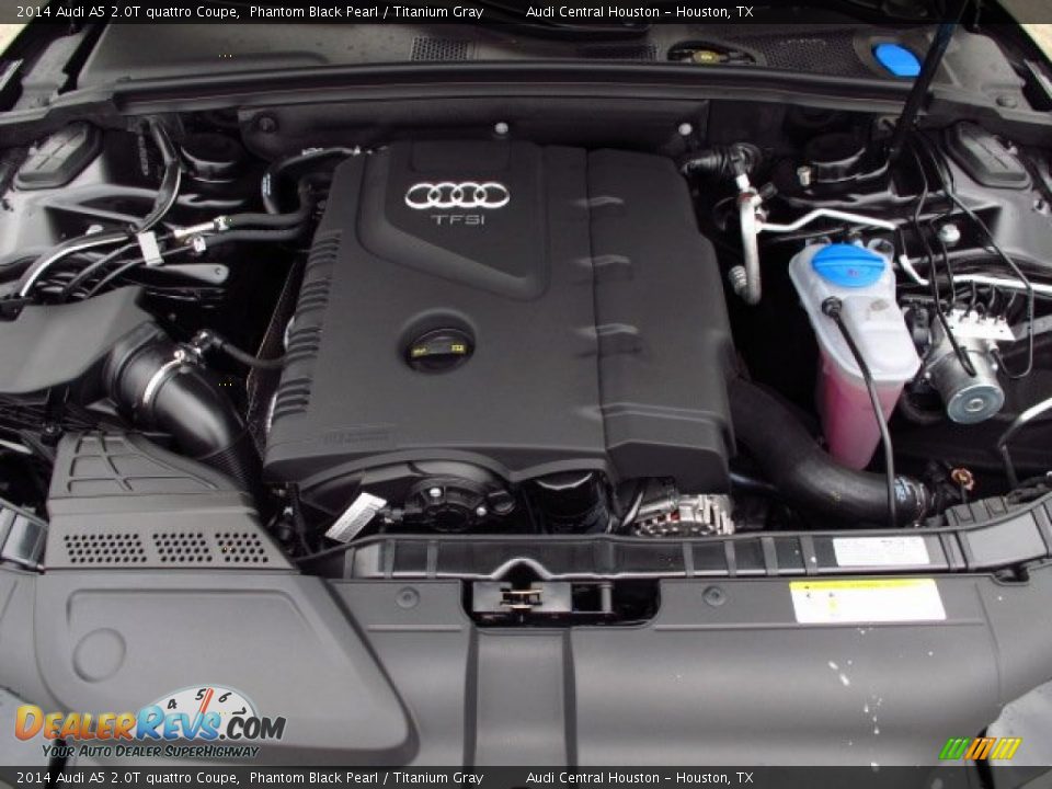 2014 Audi A5 2.0T quattro Coupe Phantom Black Pearl / Titanium Gray Photo #23