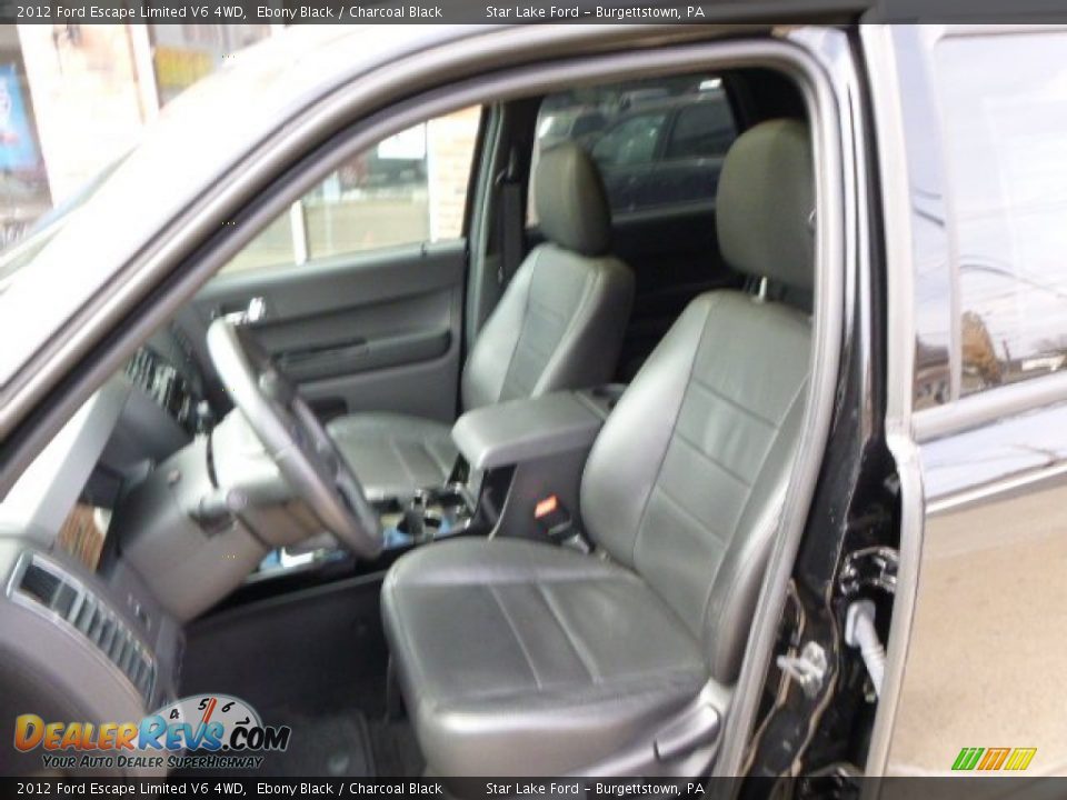2012 Ford Escape Limited V6 4WD Ebony Black / Charcoal Black Photo #9