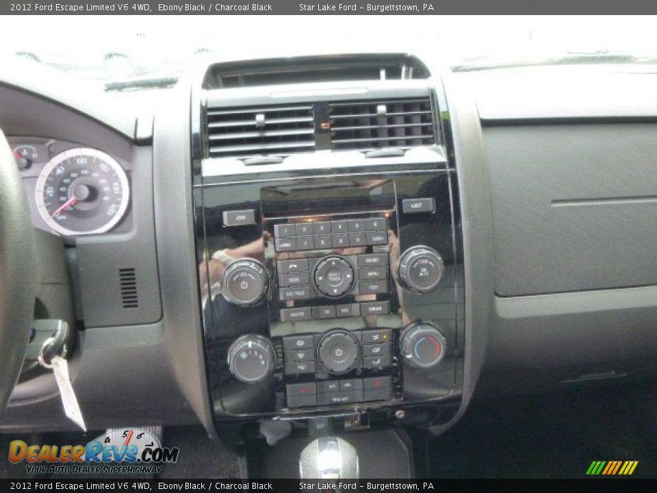 2012 Ford Escape Limited V6 4WD Ebony Black / Charcoal Black Photo #16