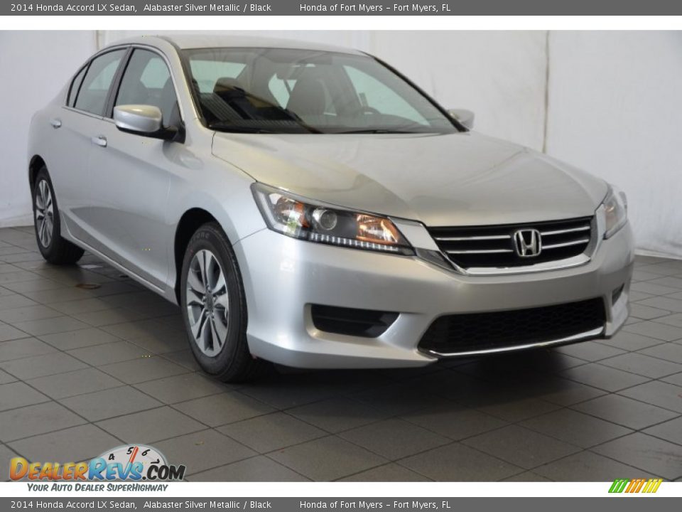 2014 Honda Accord LX Sedan Alabaster Silver Metallic / Black Photo #1