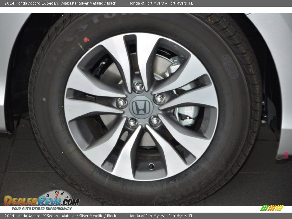 2014 Honda Accord LX Sedan Alabaster Silver Metallic / Black Photo #3