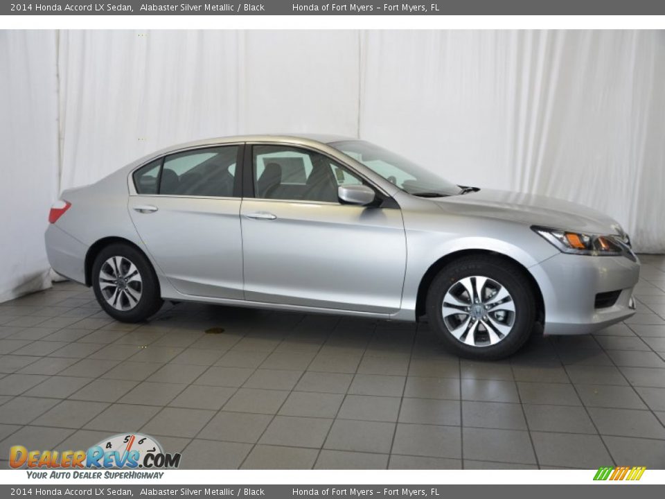 2014 Honda Accord LX Sedan Alabaster Silver Metallic / Black Photo #4
