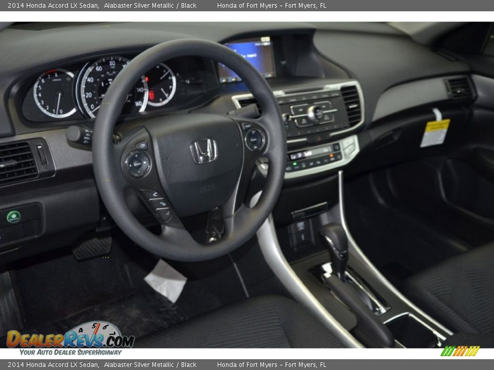 2014 Honda Accord LX Sedan Alabaster Silver Metallic / Black Photo #10