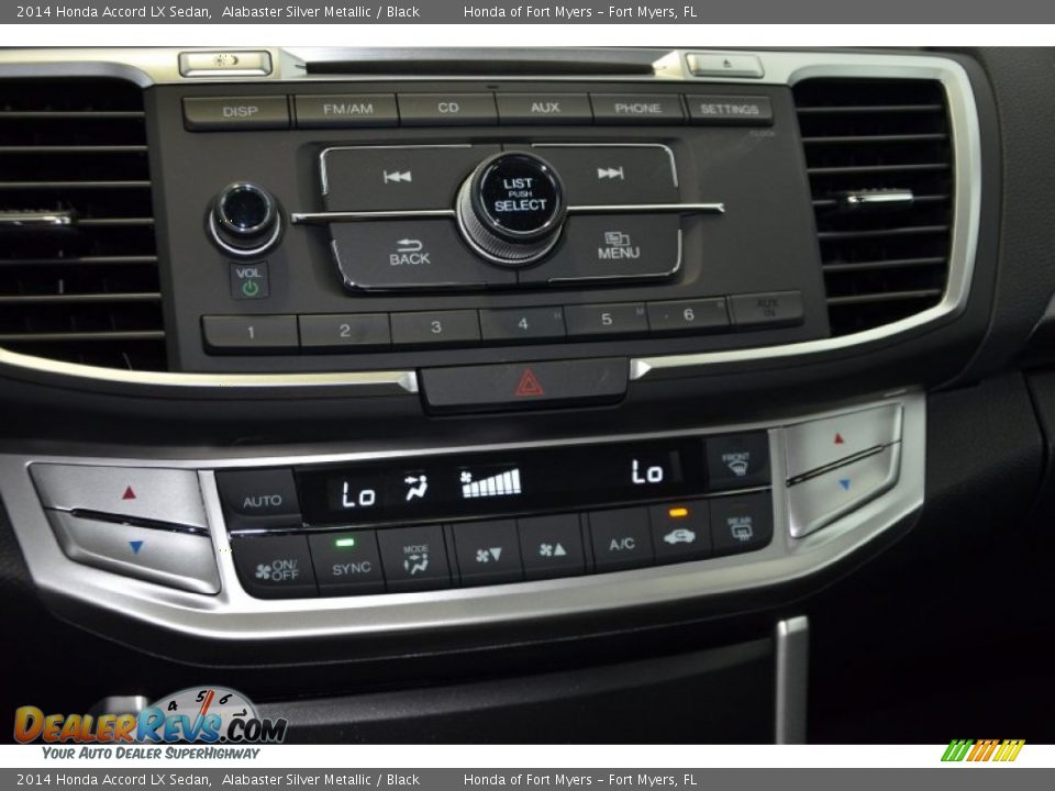 2014 Honda Accord LX Sedan Alabaster Silver Metallic / Black Photo #13