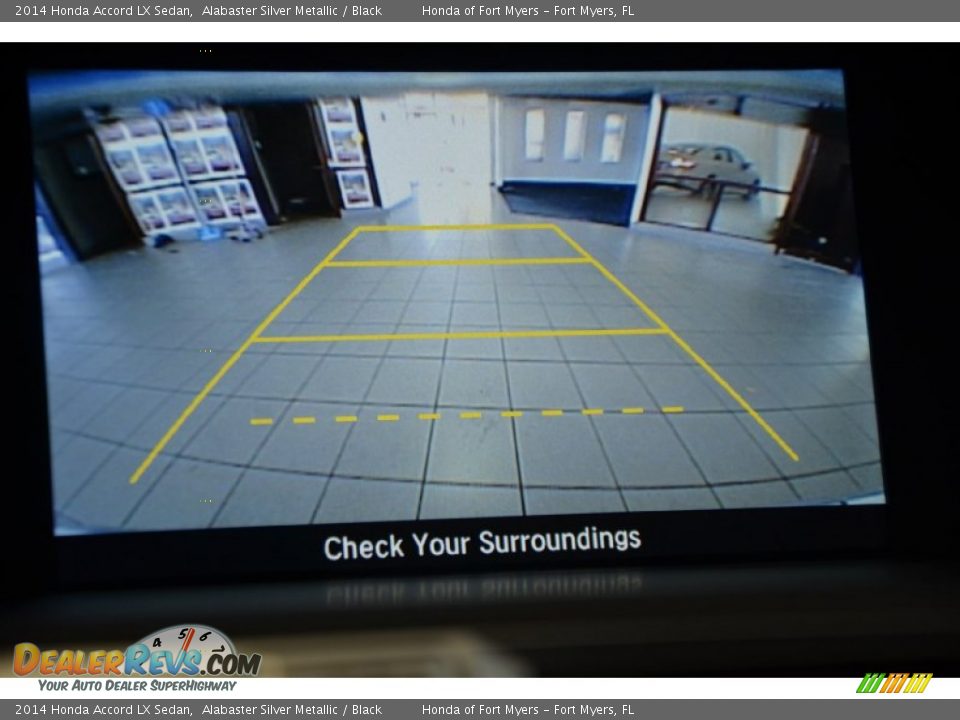 2014 Honda Accord LX Sedan Alabaster Silver Metallic / Black Photo #14