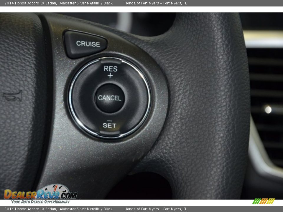 2014 Honda Accord LX Sedan Alabaster Silver Metallic / Black Photo #16