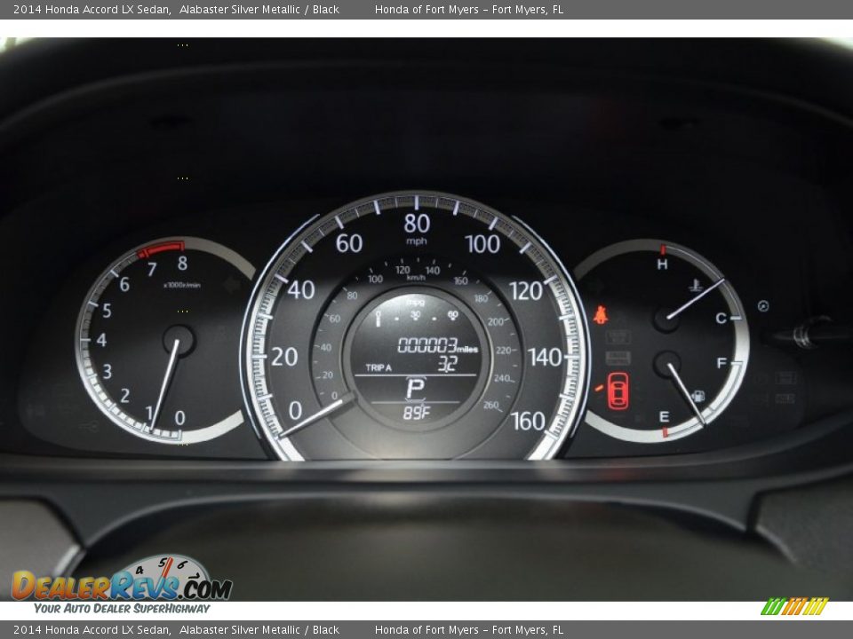 2014 Honda Accord LX Sedan Alabaster Silver Metallic / Black Photo #26