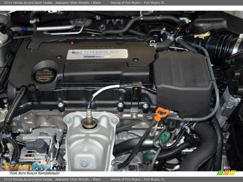 2014 Honda Accord Sport Sedan Alabaster Silver Metallic / Black Photo #25