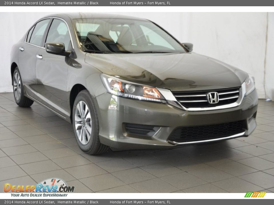 2014 Honda Accord LX Sedan Hematite Metallic / Black Photo #1