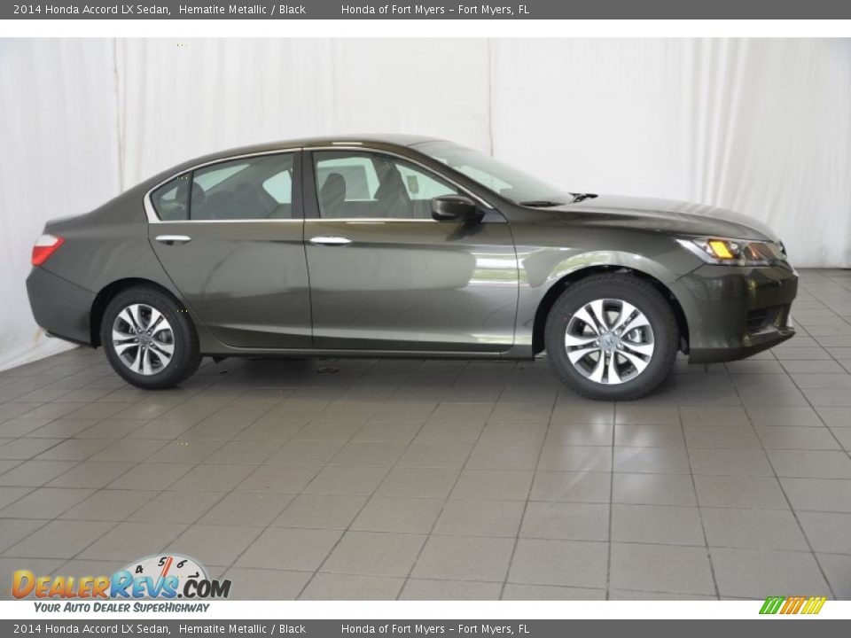 2014 Honda Accord LX Sedan Hematite Metallic / Black Photo #4
