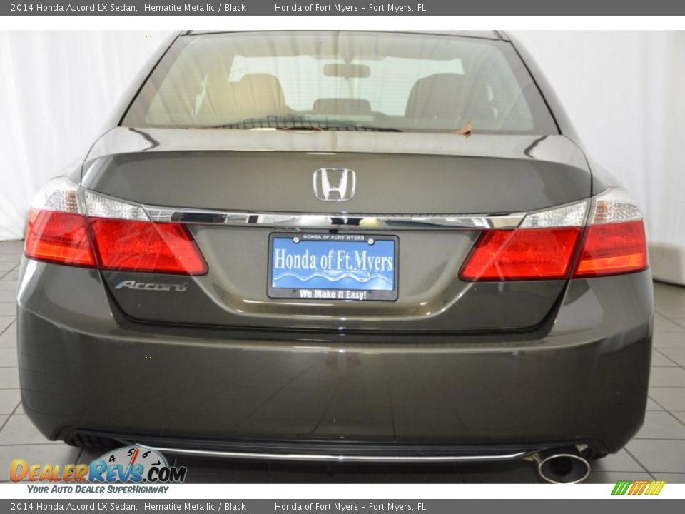 2014 Honda Accord LX Sedan Hematite Metallic / Black Photo #6