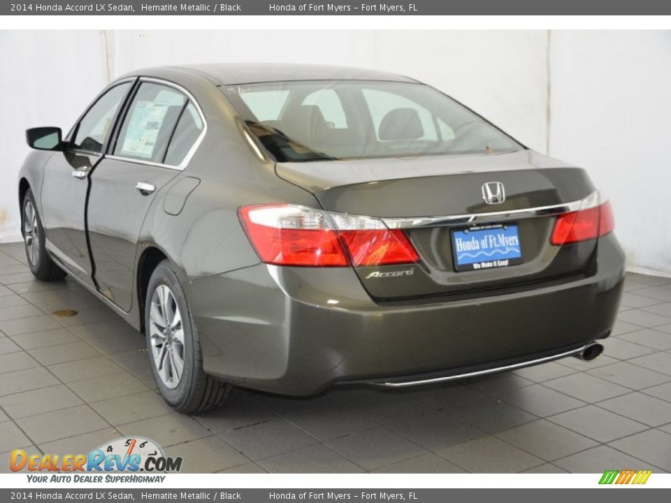 2014 Honda Accord LX Sedan Hematite Metallic / Black Photo #7