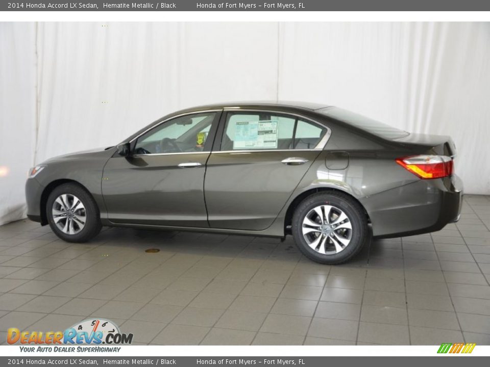2014 Honda Accord LX Sedan Hematite Metallic / Black Photo #8